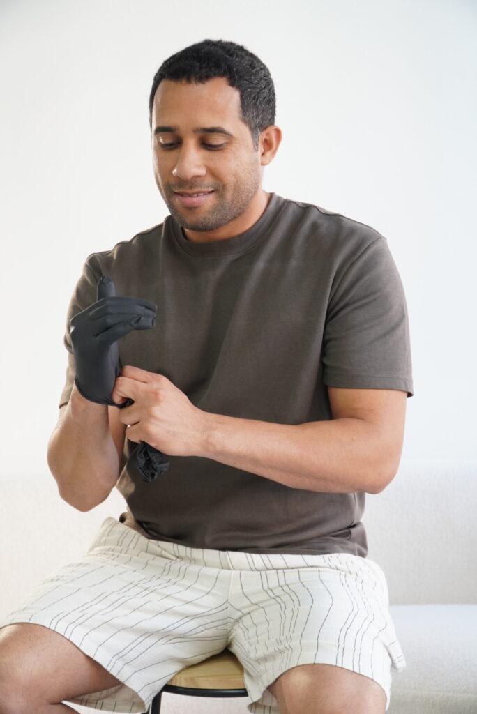 inicio del proceso del tatuaje